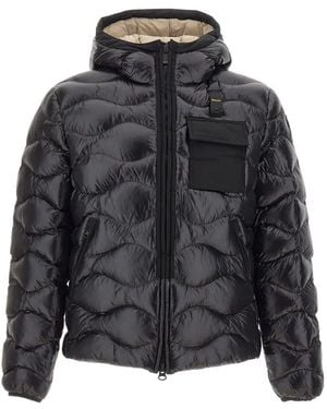 Blauer Bryant Wave-Quilted Jacket - Grey