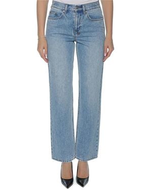 Ksubi Pinup Straight-Leg Jeans - Blue