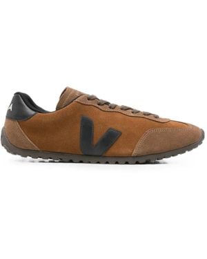 Veja Gt Suede Logo-Patch Sneakers - Brown