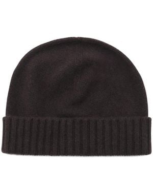 Malo Ribbed-Cuff Beanie - Black