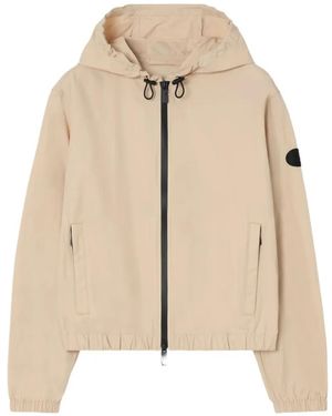 Burberry Nylon Nelson Hooded Jacket - Natural