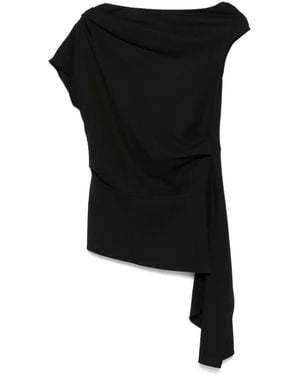 Jonathan Simkhai Pleat-Detailed Top - Black