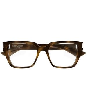 Saint Laurent Occhiali Squadrati Sl 930 - Nero