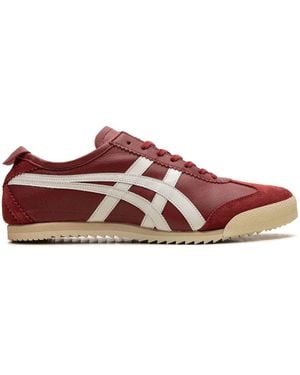 Onitsuka Tiger Mexico 66 Delux "Burgundy/" Sneakers - Brown