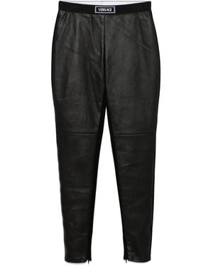 Versace Elasticated Waistband Leggings - Black