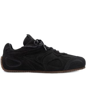 Axel Arigato Slow Runner Suede Panelled Trainers - Black