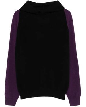 Frenckenberger Jersey Con Capucha Y Diseño Colour Block - Negro