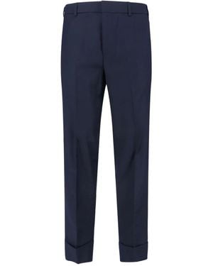 Cruna Hose mit Bügelfalten - Blau
