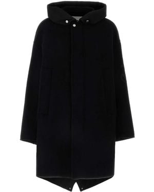 Jil Sander Parka aus Wolle - Schwarz