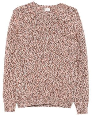 Eleventy Long-Sleeve Crew Neck Jumper - Pink