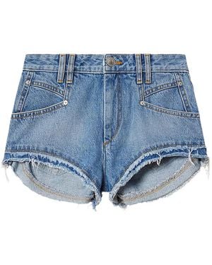 Isabel Marant Eneidala Denim Shorts - Blue