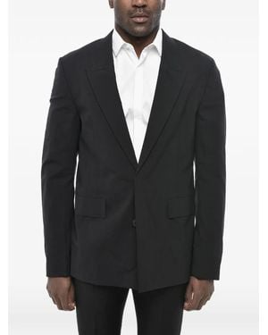Givenchy Blazer Con Botones Y Bolsillo De Solapa - Negro