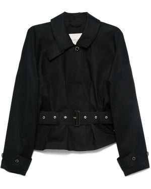 Viktor & Rolf Cotton Belted Raincoat - Black