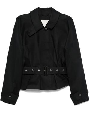 Viktor & Rolf Cotton Belted Raincoat - Black