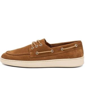 Frau Suede Boat Shoes - Brown