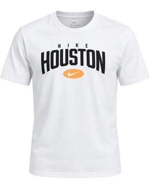Nike Houston-Print T-Shirt - White