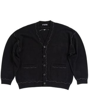 Mastermind Japan Vest Verfraaid Met Doodskop - Zwart