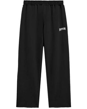 Barrow Pantalones de chándal con logo bordado - Negro