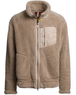 Parajumpers Fleece Zip-Up Jacket - Brown