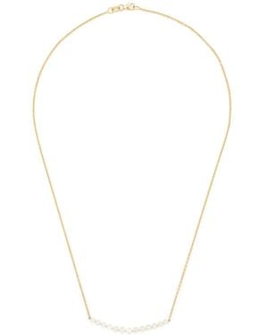 Anita Ko 18Kt Crescent Diamond Necklace - White