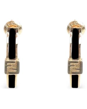 Fendi Forever Earrings - White