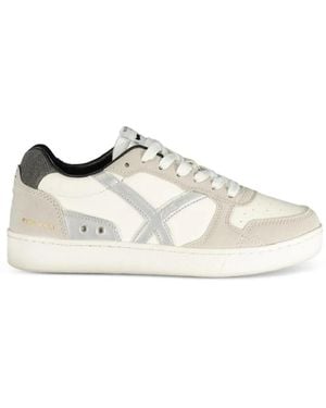Gas Zapatillas Con Paneles Perforados - Blanco