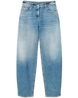 Twinset Five-Pocket Tapered Jeans - Blue