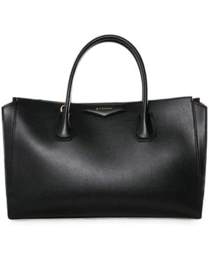 Givenchy Antigona Leather Tote Bag - Black