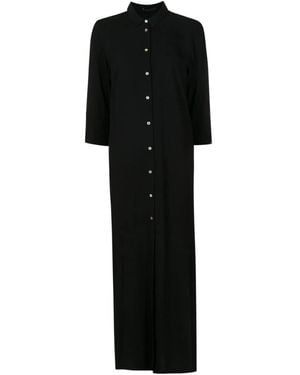 Lenny Niemeyer サテン シャツドレス - ブラック