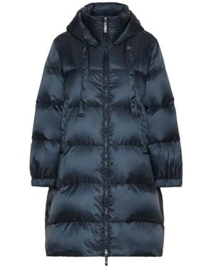 Max Mara Roomy Midi Puffer - Blue