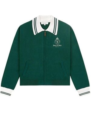 Sporty & Rich Zip-Up Jacket - Green