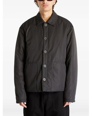 Urban Classics Button-Down Padded Jacket - Gray