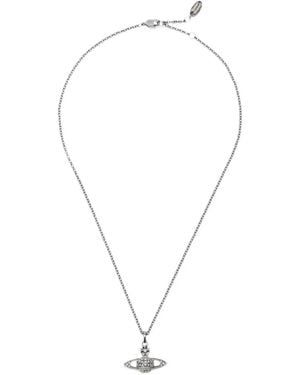 Vivienne Westwood Mini Bas Relief Pendant Necklace - White