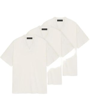 Fear Of God V-Neck Short-Sleeve T-Shirt (Pack Of Three) - White