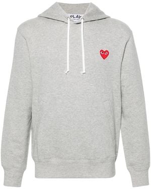 COMME DES GARÇONS PLAY Cotton Hoodie - Gray