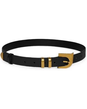 Nanushka Ryker Buckle-Fastening Belt - White