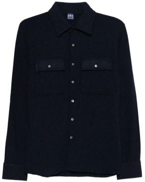 Fedeli Cashmere Shirt Jacket - Blue