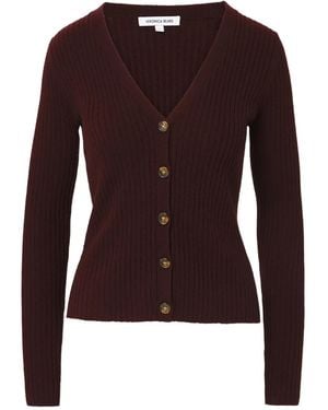 Veronica Beard Thelma Cashmere Cardigan - Brown