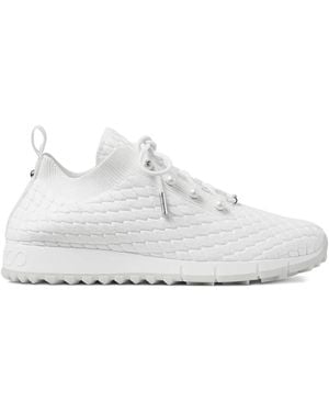 Jimmy Choo Baskets Veles - Blanc