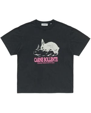Carne Bollente Bunny Style Graphic-Print T-Shirt - Black