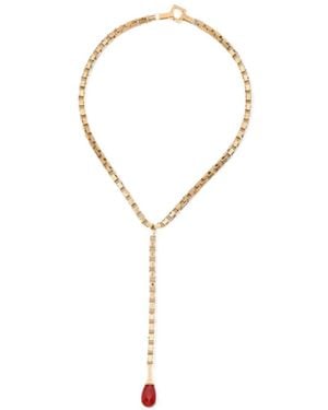 Ivi Signorey Chain Drop Necklace - White