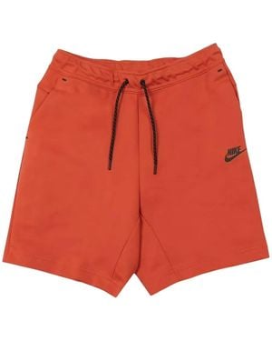Nike スポーツウェア テック "orange Frost" ショートパンツ - レッド