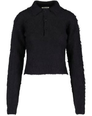 AURALEE Jersey De Punto Cepillado - Negro
