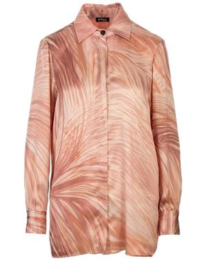 Kiton Blouse Met Abstracte Print - Roze