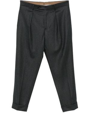 Berwich Pantalon Chiaia À Passants De Ceinture - Gray