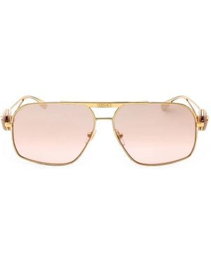 Versace Geometric-Frame Sunglasses - Pink