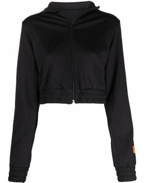 Heron Preston Logo Zip-Up Track Jacket - Black