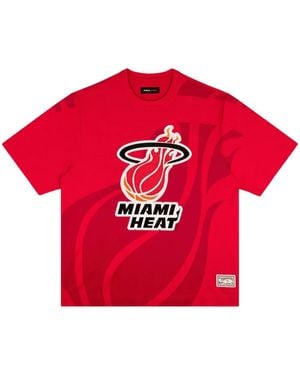 Purple Brand Miami Heat T-Shirt - Red