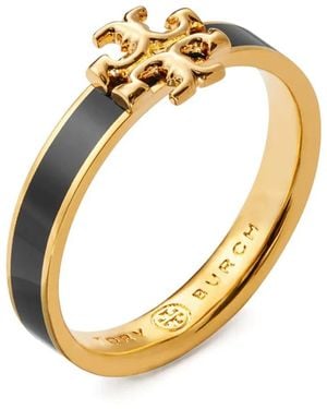 Tory Burch Icon Enamel Ring - Metallic