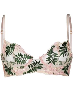 Gilda & Pearl Reggiseno Les Fleurs - Verde